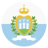 Flag: San Marino Emoji 🇸🇲 image - EmojiTwo style
