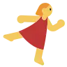 Dançarino Emoji 💃 image - Tossface style