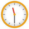 Cadran d’horloge à onze heures trente Emoji 🕦 image - Emojidex style