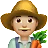 Man Farmer: Medium-Light Skin Tone