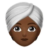 Person Wearing Turban: Medium-Dark Skin Tone Emoji 👳🏾 image - Huawei Harmony OS style