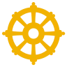 Emoji Dharma kerék ☸ image - EmojiTwo style