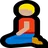 Man Kneeling: Medium-Light Skin Tone