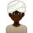 Man Wearing Turban: Dark Skin Tone