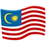 Flag: Malaysia Emoji 🇲🇾 image - Facebook Messenger (2016) style