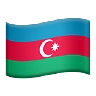 Flag: Azerbaijan Emoji 🇦🇿 image - Apple style