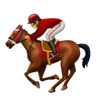 赛马 Emoji 🏇 image - Huawei Harmony OS style