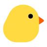 Baby Chick Emoji 🐤 image - Tossface style