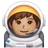 Man Astronaut: Medium Skin Tone
