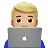 Man Technologist: Medium-Light Skin Tone