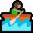 Woman Rowing Boat: Medium Skin Tone