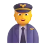 Pilot Emoji 🧑‍✈️ image - Microsoft 3D Fluent style
