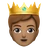 Person With Crown: Medium Skin Tone