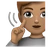 Deaf Person: Medium Skin Tone