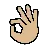 Ok Hand: Medium-Light Skin Tone