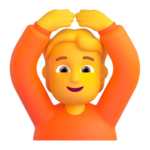 Person Gesturing Ok