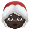 Mrs. Claus: Dark Skin Tone Emoji 🤶🏿 image - Huawei Harmony OS style