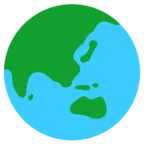 Globe Showing Asia-Australia