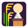 日本八月十五夜 Emoji 🎑 image - Microsoft Classic 2D style