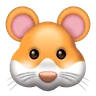 仓鼠脸 Emoji 🐹 image - Huawei Harmony OS style