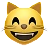 Grinning Cat With Smiling Eyes