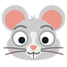 Эмодзи Мордочка мыши 🐭 image - Skype style