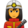 Man Firefighter Emoji 👨‍🚒 image - Emojidex style