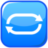 Emoji Frecce circolari aperte in senso orario a destra e a sinistra 🔁 image - Emojidex style